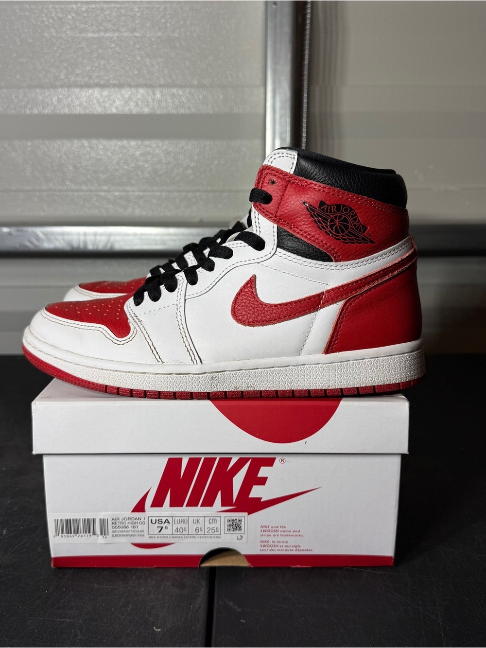 Size 7.5 - AJ 1 Heritage
